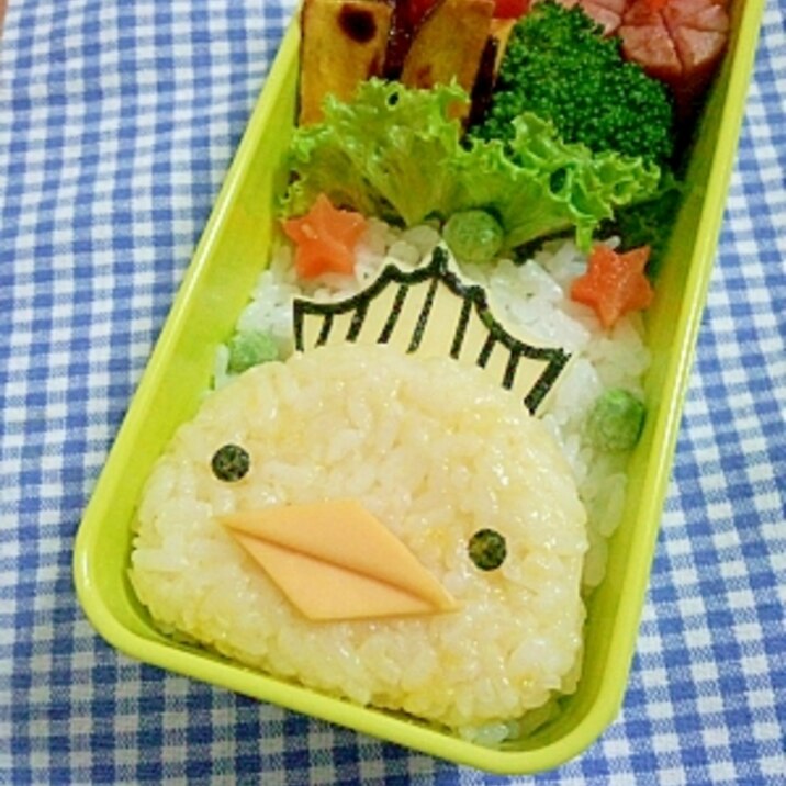 簡単キャラ弁☆バリィさんのお弁当♪